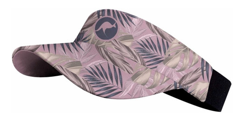 Imagen 1 de 4 de Visera Deportiva Voiito Running Atletismo Correr Hojas Rosa