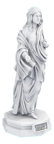 Estátua Religiosa Imagem Maria De Nazaré Cor Cor Mármore