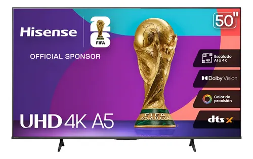 Hisense Smart TV Pantalla 50 Pulgadas LED 50A5NV Vidaa