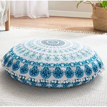 Comprar Cojín De Piso De Meditación, Cojines Redondos Grandes...