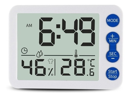 Temporizador Digital, Reloj, Alarma, Temperatura Y Humedad