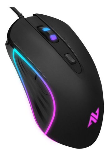 Mouse Gamer Rgb Abkoncore M30 Led 3500dpi 6 Botones Juegos