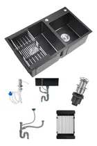 Comprar Lavaplatos Doble Empotrado 143 Lavaplato Negro Acero Inoxidable Lavaplatos Para Embutir Lavaplato Doble Acero Inoxidable Lavaplatos Moderno Para Empotrar Lavaplatos Dobles Qatarshop