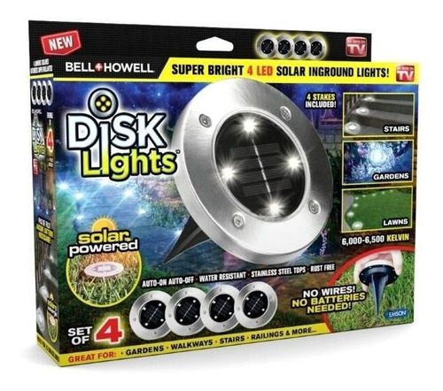 Set De 4 Luces Led Para Exteriores Bell And Howell, A