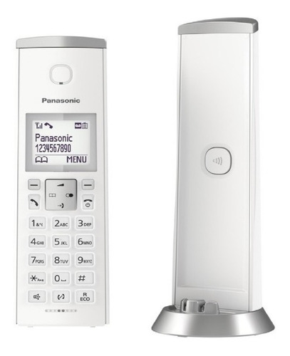 Teléfono Inalámbrico Panasonic Id Tgk210 Blanco