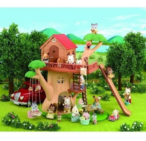 Sylvanian Families Casa Del Arbol 5277 Conejo +accesorios Ed