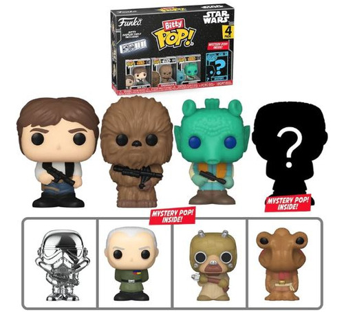 Funko Bitty Pop Star Wars Série 3 (4 figuras)