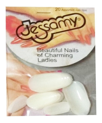 Uñas Postizas Jessamy X 20 Manicuria Manos U956