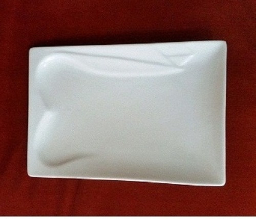Plato Cerámica Cuadrado 25 X 17 Cm - Precio Por 8 Platos