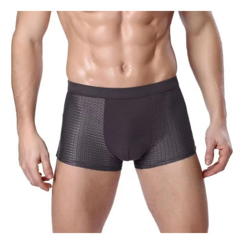 Paquete De 4 Calzoncillos Boxer Para Hombre Suave Respirable
