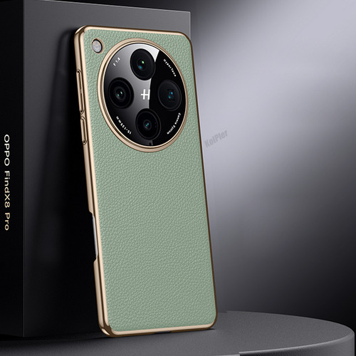 Funda Original Para Oppo Find X8 Pro/findx8, Piel De Lujo, Dura A Prueba De Golpes, Chapada, Funda Protectora De Lentes