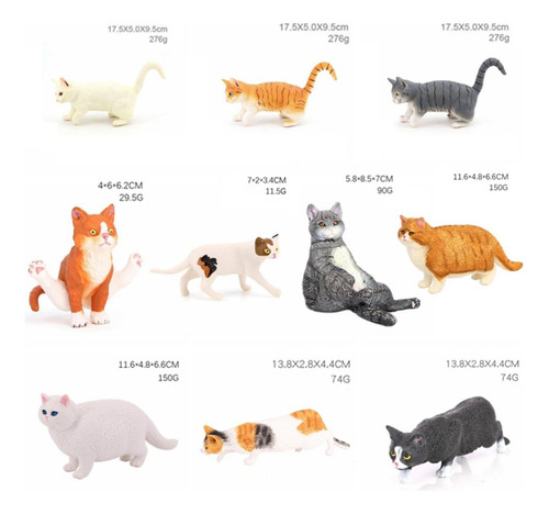 Figuras De Acción Simulation Cat Model Pvc Cat