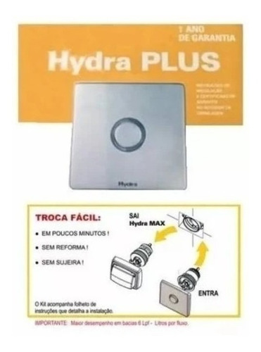 Kit Conversor Hydra Max P/ Hydra Plus Deca 4916.c.pls