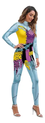Vestido De Cosplay De Nightmare Sally Skinny Mono Skellingto