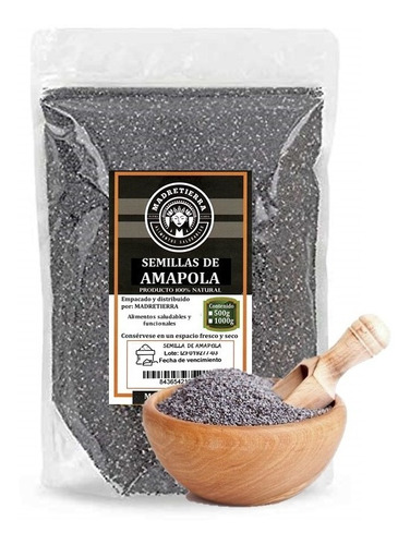 Semillas De Amapola X500g /1 Libra - g a $86