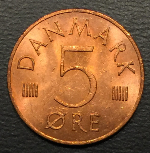 Din112 Moneda Dinamarca 5 Ore 1984 Xf-au Ayff