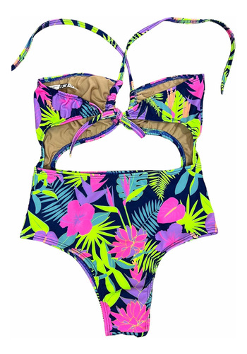 Malla Entera Cancun Mujer Tropical Uv Upf50+