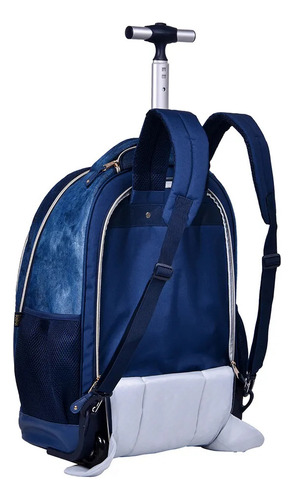 Kit Escolar Rebecca Bonbon Mochila Lancheira Estojo Jeans