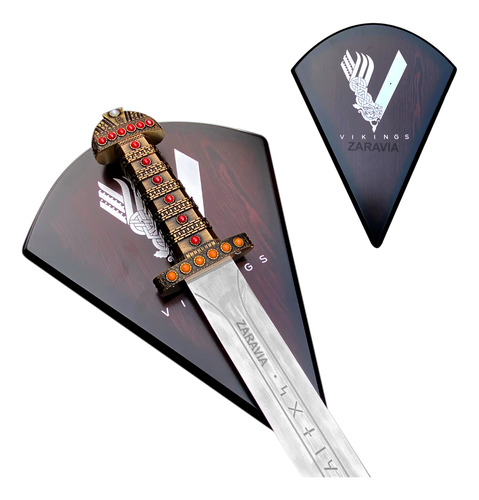 Espada Acero Rey Vikingo Nordico Ragnar Bjorn Iron Side