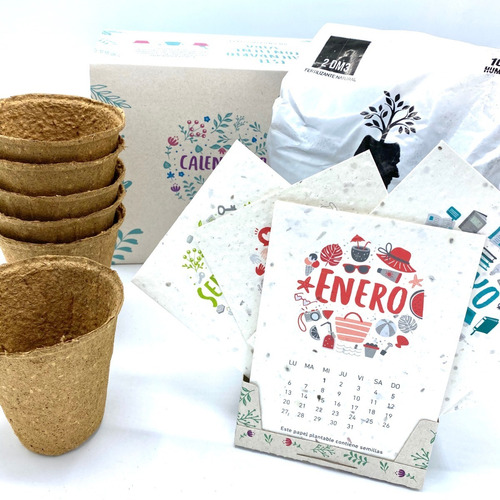 Kit Eco Calendario 2020 Plantable - Fundación Garrahan