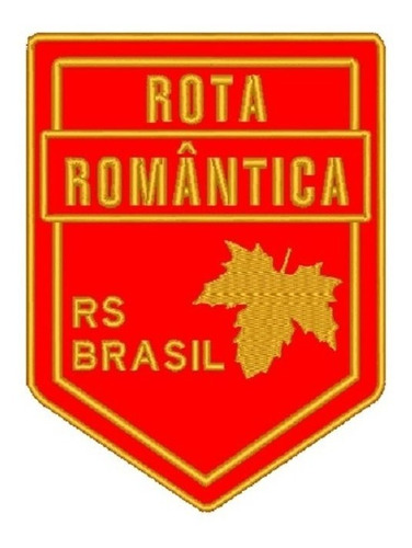 Patch Bordado Termocolante - Rota Romântica - Rs