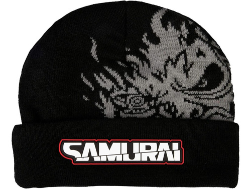 Cyberpunk 2077 That Samurai Gorro De Punto, Negro, Talla Úni