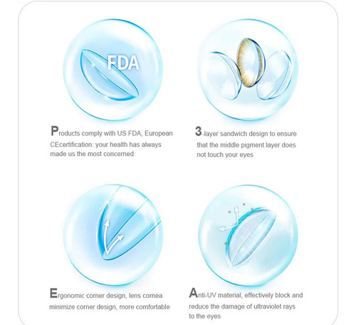 Lentes De Contacto De Colores Magister Lentes Cosméticos