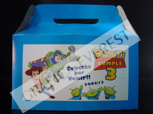 Cajita Feliz Cfz2 De Colores Con 1 Sticker X 10u Souvenir