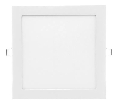 Panel Led Embutir 24w Cuadrado Luz Dia Sica X Un