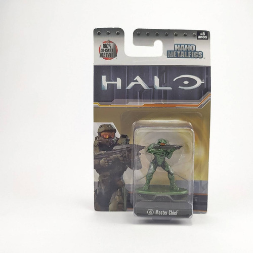 Mini Boneco Halo Colecionável Master Chief Ms2 Nano