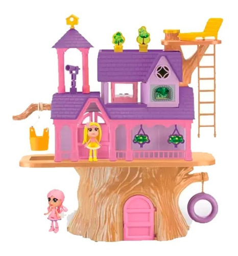  Brinquedo Infantil Casa Na Árvore Xplast Com Bonequinho 
