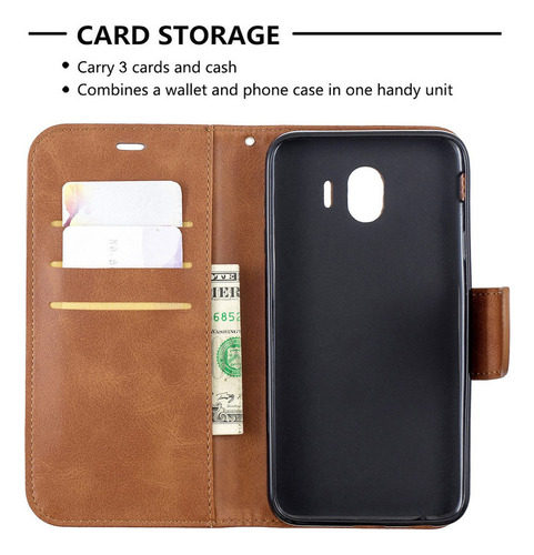 De Funda Con Tapa Tipo Cartera Bf64 Para Samsung Galaxy J4 (201