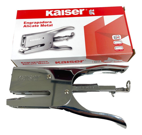  Engrapadora Metalica Kaiser 20 Hojas - Corrugadas  Y Lisas
