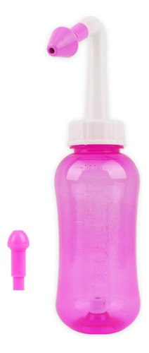 Higienizador Ducha Nasal Sinusite Lavador Cor Rosa 300ml