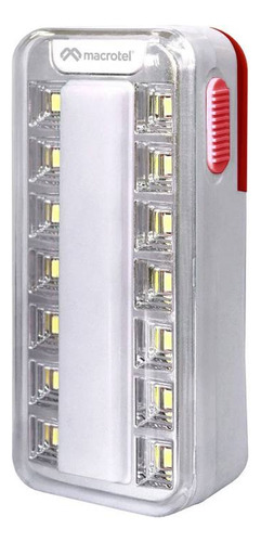 Linterna 14 Led De Emergencia Recargable Usb Blanco