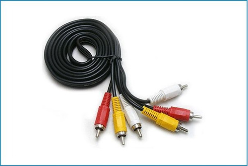 Imagen 2 de 4 de Cable Rca 3 En 3 Audio Y Video 3 Metros Local Caballito