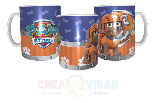 Taza Dibujos Paw Patrol C/caja Diseños#01 Patrulla Canina