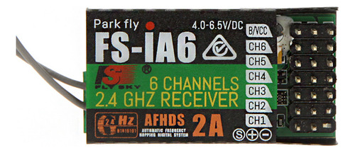 Receptor Fs-ia6 Control, 2 Unidades, I4 6 Remote Flysky