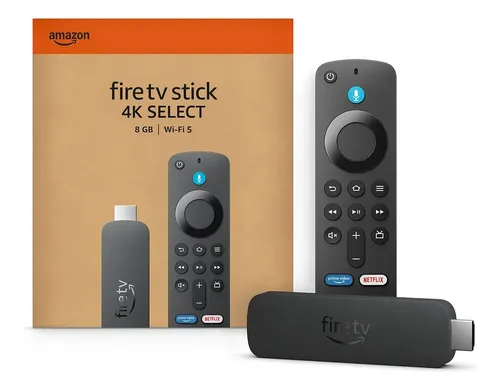 Amazon Fire Tv Stick 4k Select Streaming 4k Hdr Con Alexa Negro