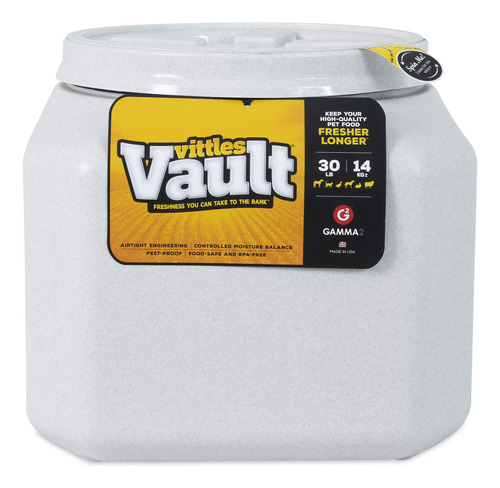 Gamma2 Vittles Vault - Contenedor Apilable De Almacenamiento