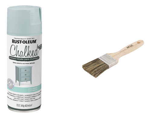 Pintura Spray Tizada Azul Sereno Rust Oleum Chalked-mimbral