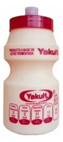 Vaso Yakult Cilindro 500 Ml Niños Cantimplora Kids