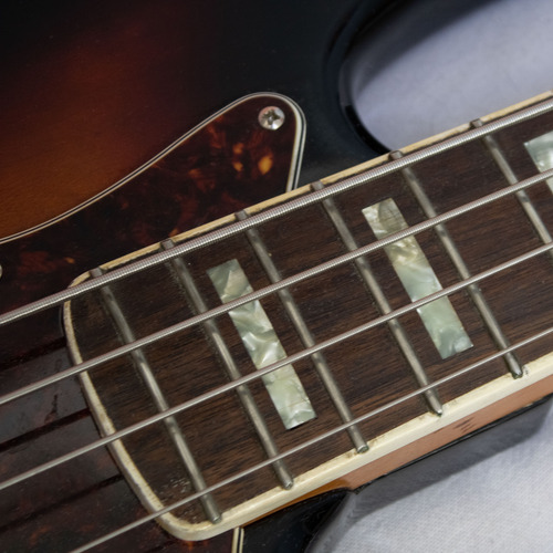 Bajo Squier Jazzbass Classicvibe.neckplate Y Decal Fender Diestro Marrón Oscuro Laqueado 4 (Usado)