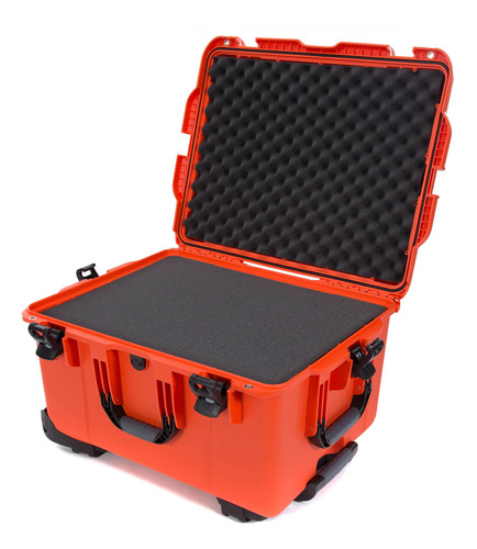Nanuk 960 Protective Rolling Case With Foam Inserts (orange)