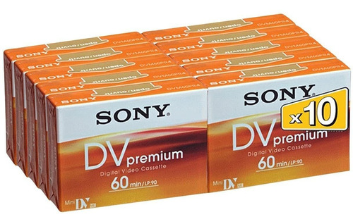 Dv Tape 60 Min Premium Data Cartridge 10