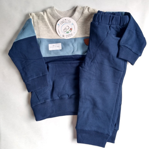 Imagen 3 de 5 de Conjunto Buzo Y Pantalón Frisado Luz De Estrellita 6 Meses