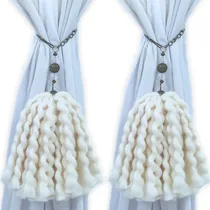 Comprar Set X2 Borlas Para Cortinas Agarraderas Sujetador Deco