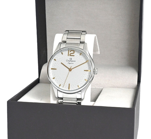 Relogio Champion Pulseira Aço Feminino Prova D'agua Original