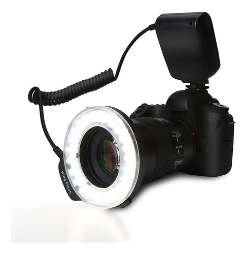 Flash Led Luz De Flash De Anillo De Plástico Con Adaptador