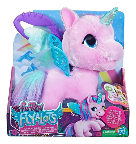 Furreal Flyalots Interativo De Pelúcia Unicornio Cor Lilás